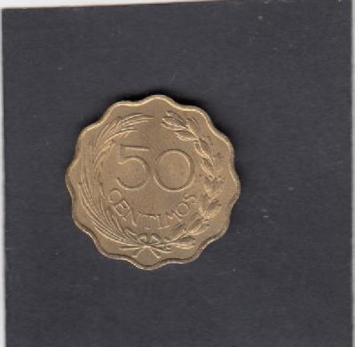 Beschrijving: 50 Centimos LION